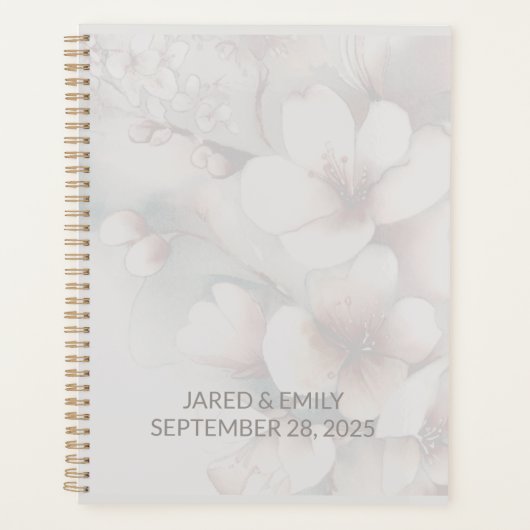 Cherry Blossom Gepersonaliseerde Planner (Voorkant)