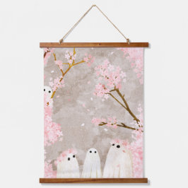 Cherry Blossom Ghosts Hangend Wandkleed
