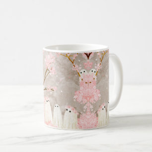 Cherry Blossom Ghosts Koffiemok