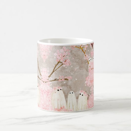 Cherry Blossom Ghosts Koffiemok (Center)