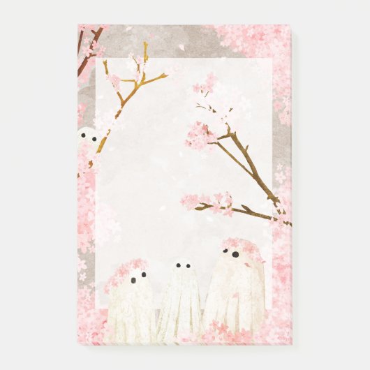 Cherry Blossom Ghosts notitieblok Post-it® Notes (Voorkant)