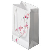 Cherry Blossom Gift Bag Klein Cadeauzakje (Voorkant Gekanteld)