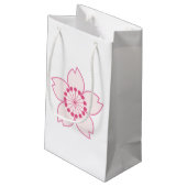 Cherry Blossom Gift Bag Klein Cadeauzakje (Achterkant Gekanteld)