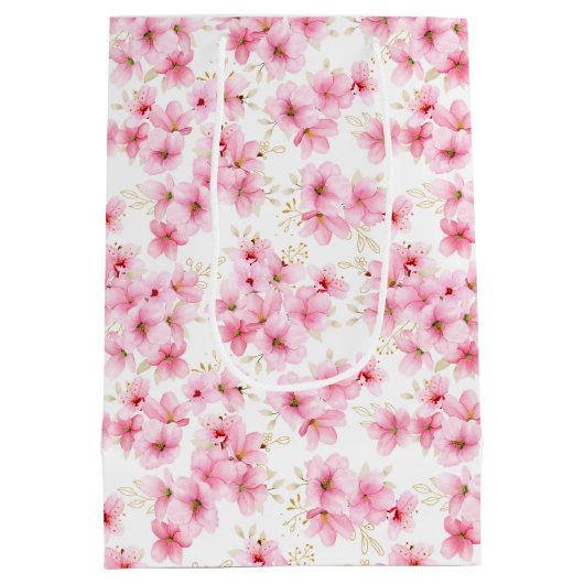 Cherry Blossom Gift Bag Medium Cadeauzakje (Achterkant)