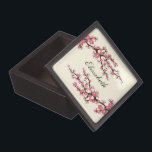 Cherry Blossom Gift/Trinket Box (roze roos) Premium Decoratiedoosje<br><div class="desc">Ideaal voor geschenken van Bridesmaids! Als je een ander kleurenschema nodig hebt dat niet in mijn winkeltje wordt weergegeven,  kun je gratis contact opnemen met mijn winkels en kan ik de kleuren aanpassen aan je wensen.</div>