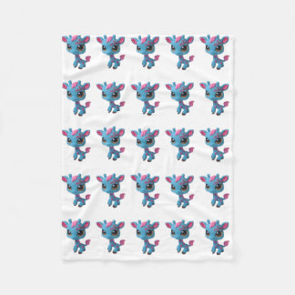 Cherry Blossom Giraffe Blanket Fleece Deken