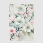 Cherry Blossom Golfhanddoek (Voorkant)