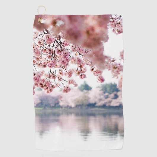 Cherry Blossom Golfhanddoek (Voorkant)
