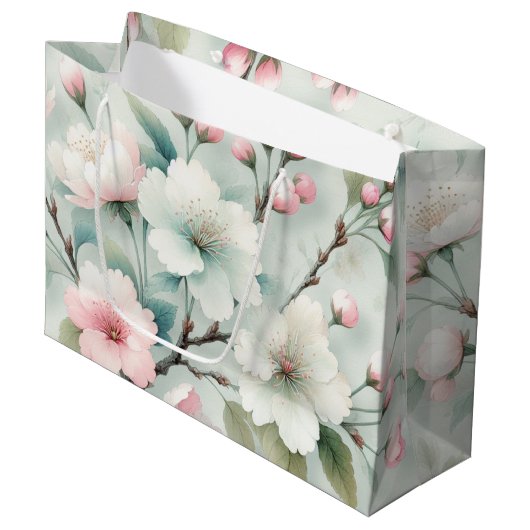 Cherry Blossom Groot Cadeauzakje (Voorkant Gekanteld)