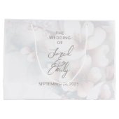 Cherry Blossom Grote Trouwcadeau Tas Groot Cadeauzakje (Achterkant)