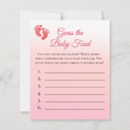 Cherry Blossom Guess de Baby Food Shower spel