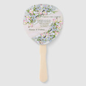 Cherry Blossom Hand Fans Handwaaier (Achterkant)