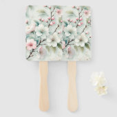 Cherry Blossom Handwaaier (Voorkant en achterkant)