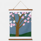 Cherry Blossom Hangend Wandkleed (Voorkant)