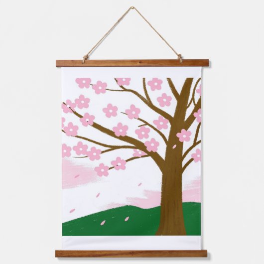 Cherry Blossom Hangend Wandkleed (Voorkant 2)