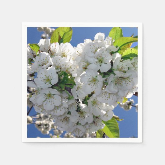 Cherry blossom hart servet (Voorkant)