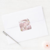 Cherry Blossom "Hayashi-ichigo" スクエアシール Vierkante Sticker (Envelop)