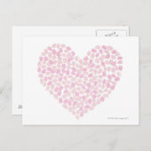 Cherry Blossom Heart Briefkaart (Voorkant / Achterkant)