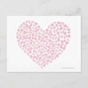 Cherry Blossom Heart Briefkaart
