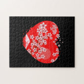 Cherry Blossom Heart Legpuzzel (Horizontaal)
