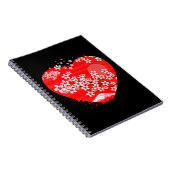 Cherry Blossom Heart Notitieboek (Rechterzijde)