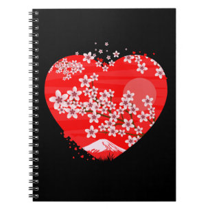 Cherry Blossom Heart Notitieboek