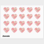 Cherry Blossom Heart Stickers (Vel)