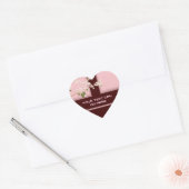 Cherry Blossom Heart Stickers (Envelop)