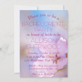 Cherry Blossom Heavenly light bachelorette Kaart