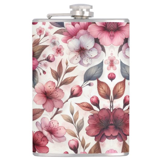 Cherry Blossom Heupfles (Voorkant)