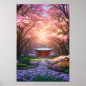 Cherry Blossom Hideaway Poster (Voorkant)