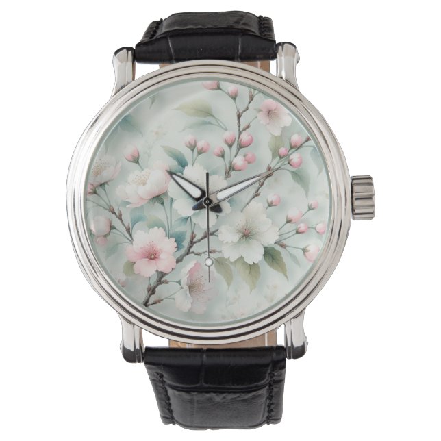 Cherry Blossom Horloge (Voorkant)