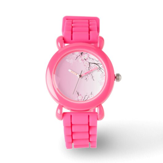 Cherry Blossom Horloge (Voorkant)