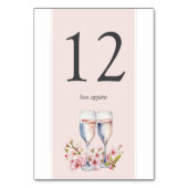 Cherry Blossom Huwelijksreceptie Kaart (Voorkant)