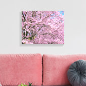 Cherry Blossom in Bloom Canvas Afdruk (Insitu (Woonkamer))
