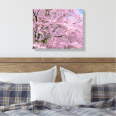 Cherry Blossom in Bloom Canvas Afdruk (Insitu (Slaapkamer))