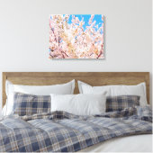 Cherry Blossom in Full Bloom Canvas Afdruk (Insitu (Slaapkamer))