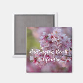 Cherry Blossom in Huntington Beach Magneet (Voorkant / Achterkant)
