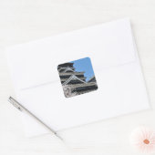 Cherry Blossom in Japan Vierkante Sticker (Envelop)