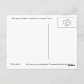 Cherry Blossom in Jefferson's Monticello Briefkaart (Achterkant)