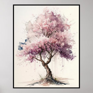 Cherry Blossom in Memory Poster