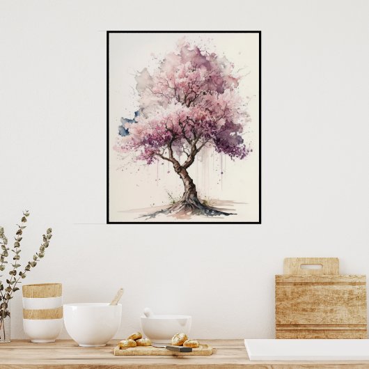 Cherry Blossom in Memory Poster (Keuken)
