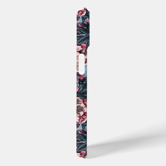 Cherry blossom in pink and blue Case-Mate iPhone case (Achterkant / Rechts)