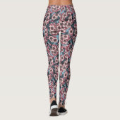 Cherry blossom in pink and blue leggings (Achterkant)