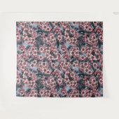 Cherry blossom in pink and blue wandkleed (Voorkant (horizontaal))