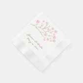 Cherry Blossom in Pink Wedding Servetten (Hoek)