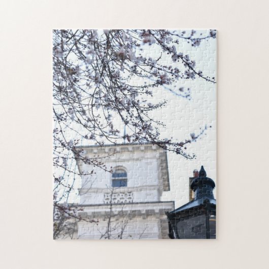 Cherry Blossom in Spring, Londen, Engeland Legpuzzel (Verticaal)