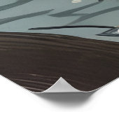 Cherry blossom in the Sumida River Poster (Hoek)