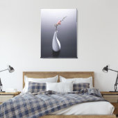 Cherry blossom in vase canvas afdruk (Insitu (Slaapkamer))
