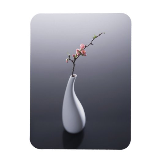 Cherry blossom in vase magneet (Verticaal)